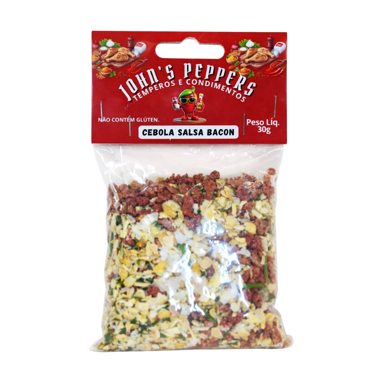 Cebola, salsa e bacon 20gr